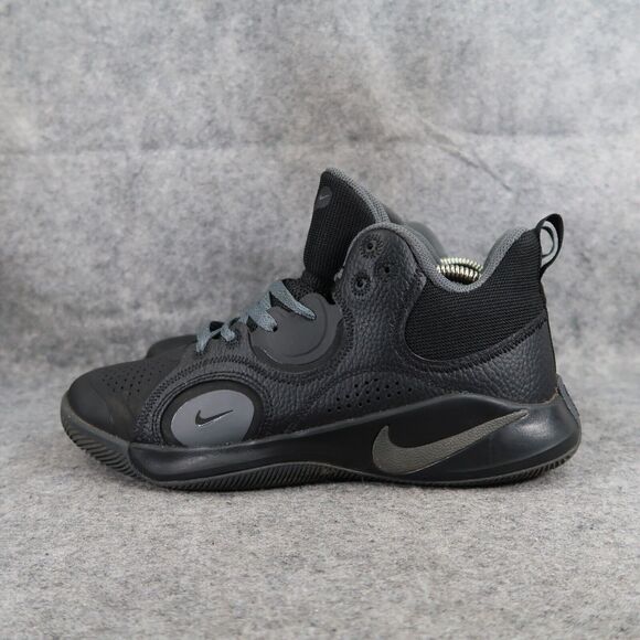Nike Shoes Mens 9 Athletic Trainer Fly By Mid 2 Black Dark Grey Basketball Sport main image 10